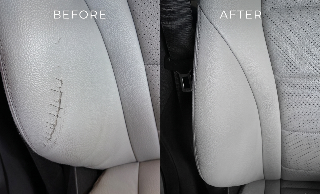 Mercedes_Car_leather_seat_crack_restore