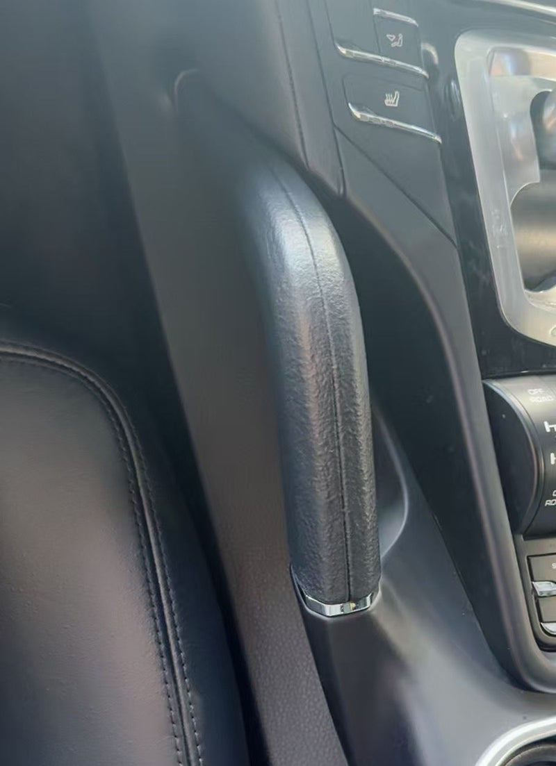 Porsche leather seat bolster after repair in Sydney